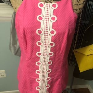 Lilly Pulitzer hot pink spaghetti strap top